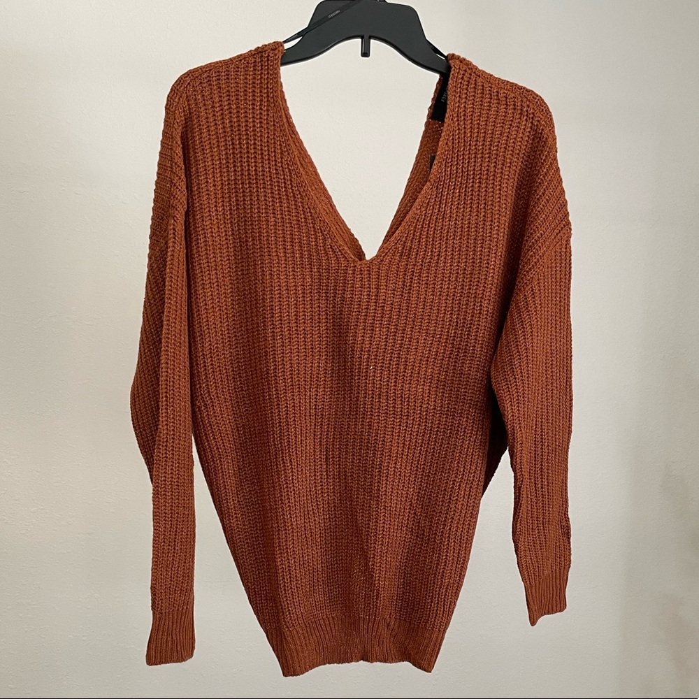 Twist Back Sweater